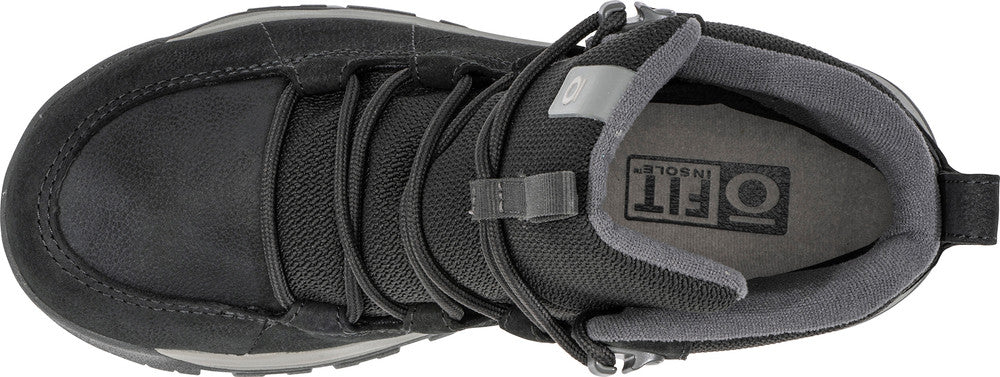 Women's Oboz Jourdain Mid Insulated Waterproof Color: Black Sea 5