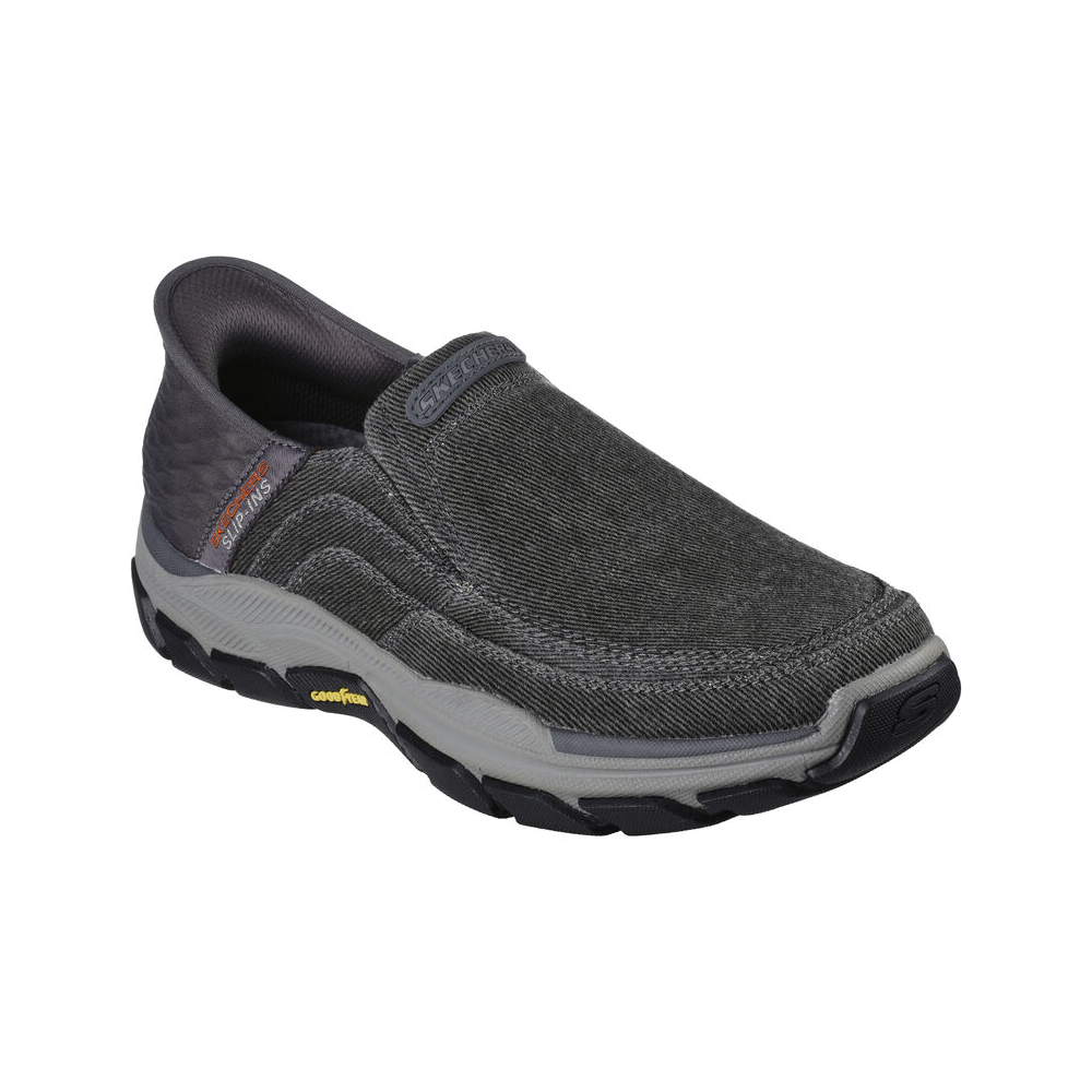 Men's Skechers Slip-Ins Respected Holmgren Color: Charcoal (MEDIUM & EXTRA WIDE WIDTH)