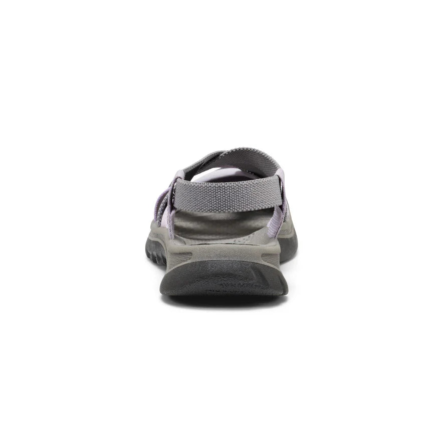 Gray sandal on a white background
