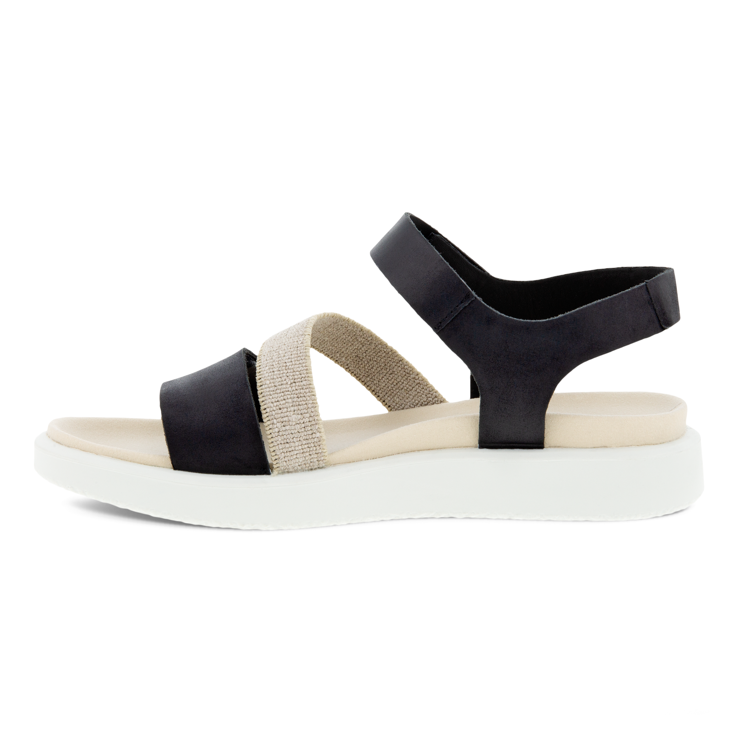 Women's Ecco Flowt Sandal Color: Black 6