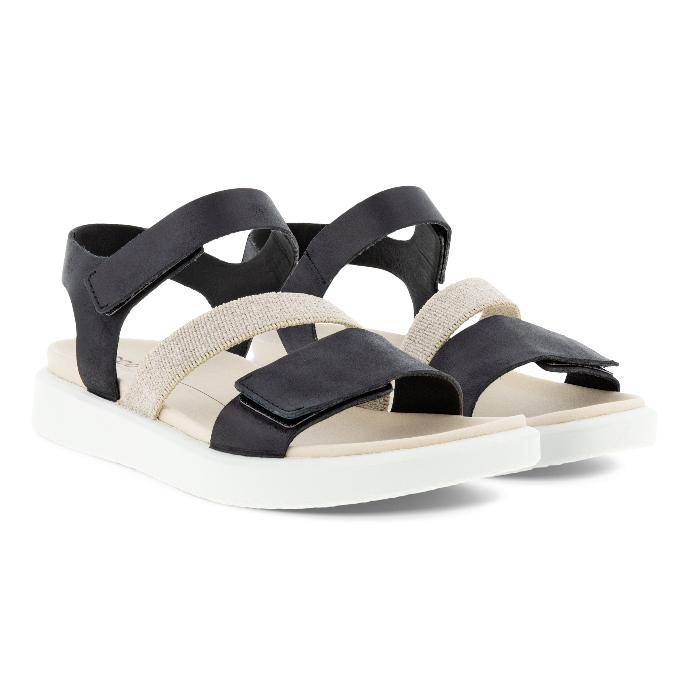 Women's Ecco Flowt Sandal Color: Black 1