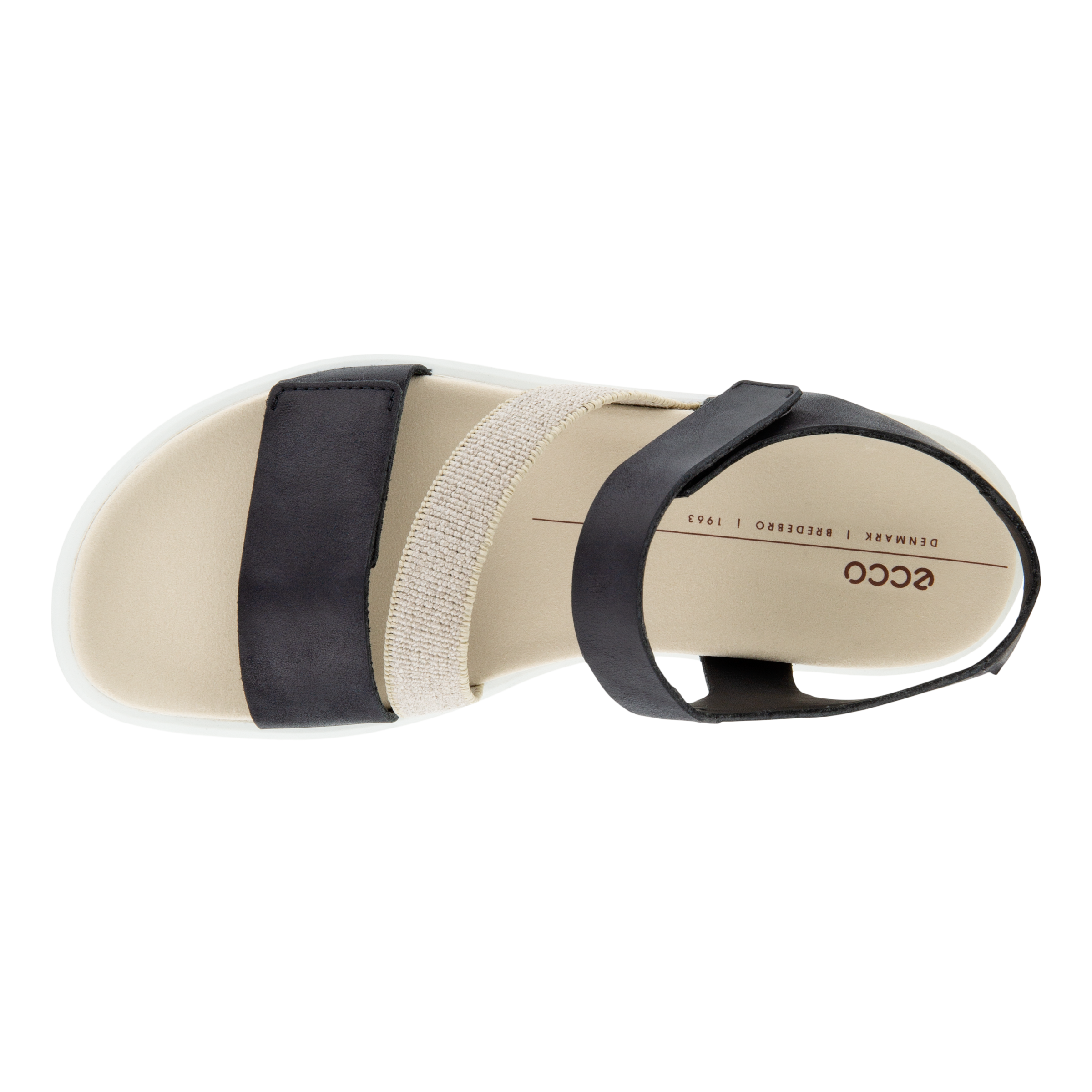 Women's Ecco Flowt Sandal Color: Black 9