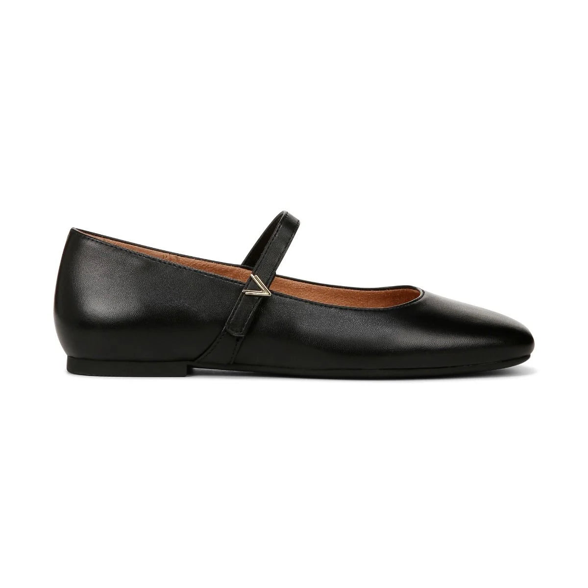 Women's Vionic Alameda Mary Jane Flat Color: Black Leather 2