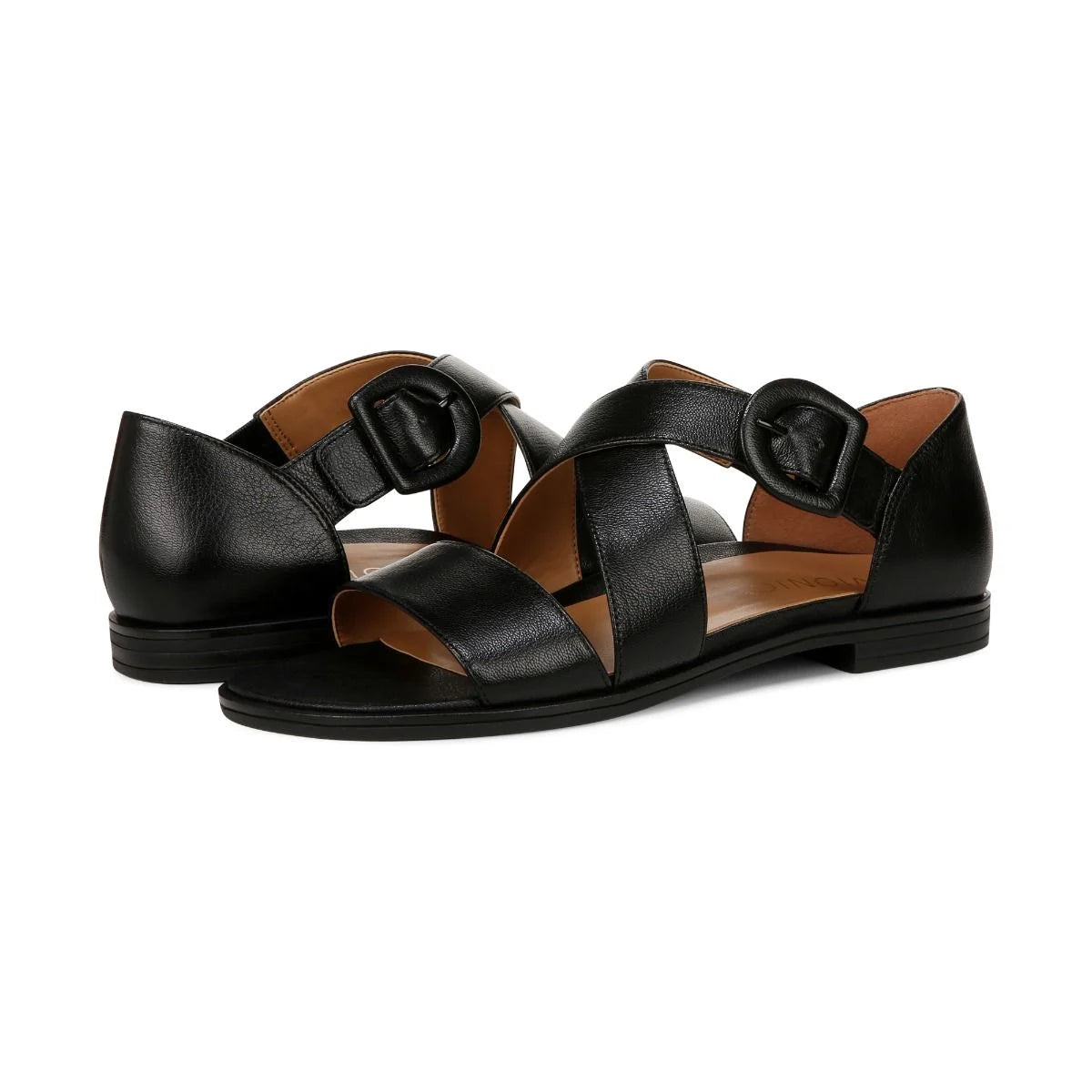 Women's Vionic Pacifica Strappy Sandal Color: Black Leather 4