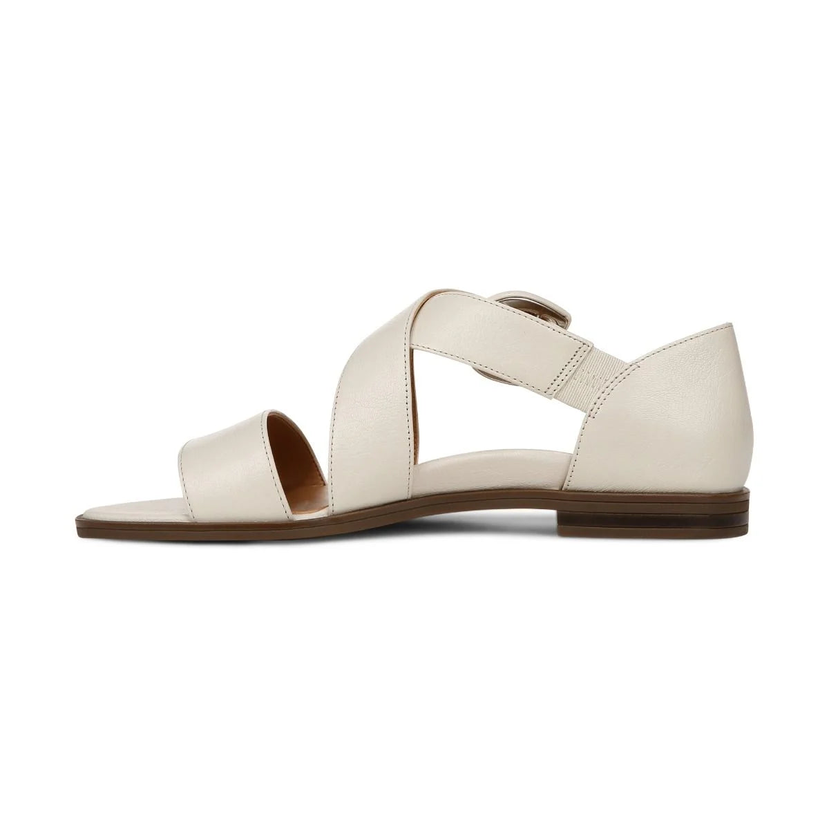 Women's Vionic Pacifica Strappy Sandal Color: Cream Leather 9