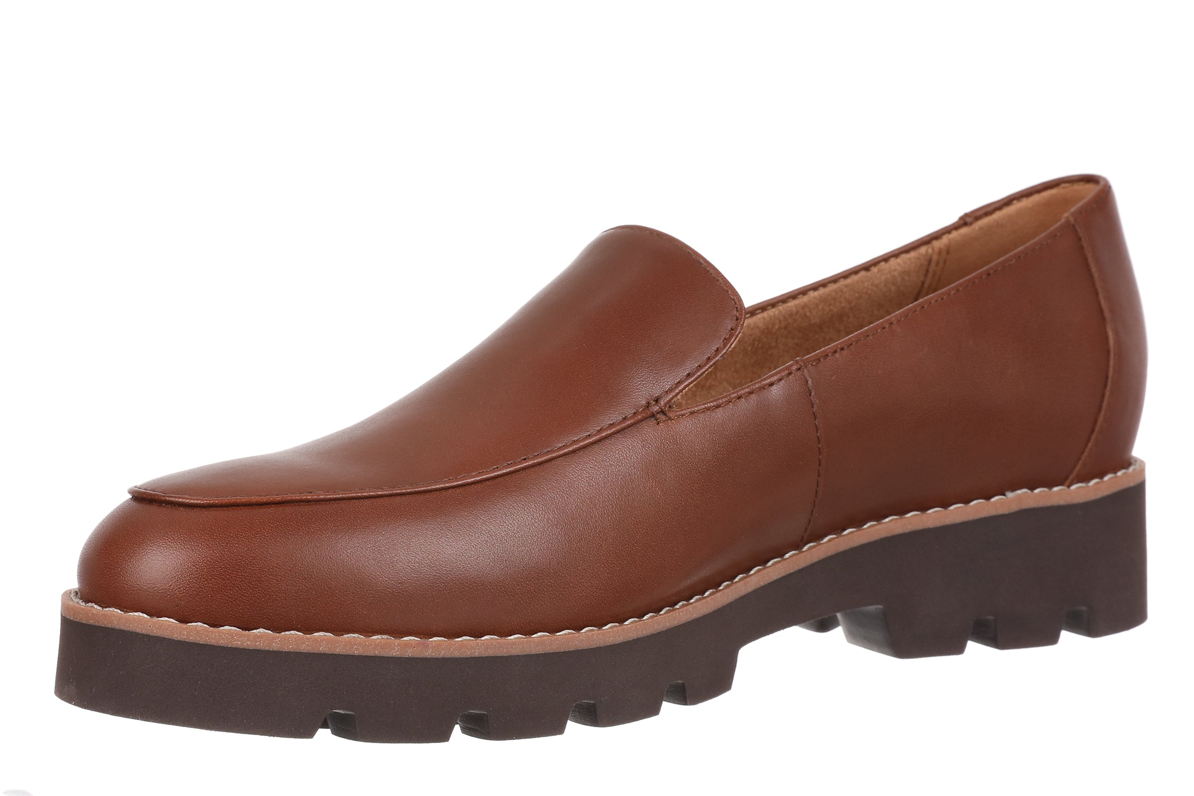 Women's Vionic Kensley Loafer Color: Brown Leather