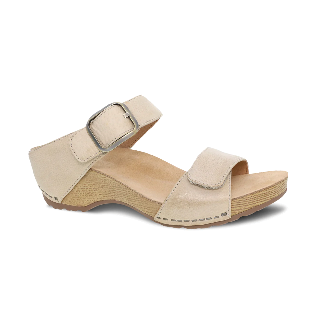 Women's Dankso Tanya Color: Linen Milled Burnished Sandal 1