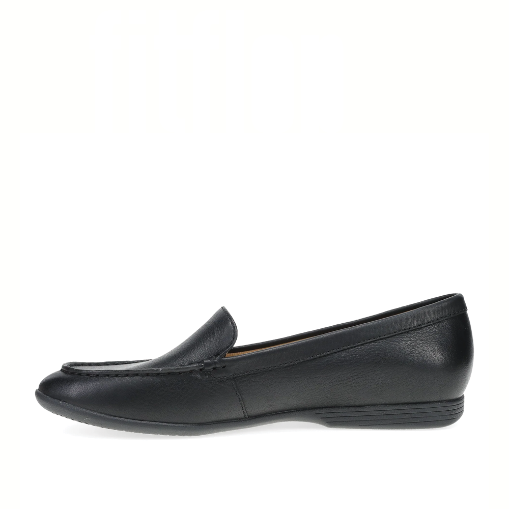 Women's Dansko Lorri Color: Black Tumbled Flat 2
