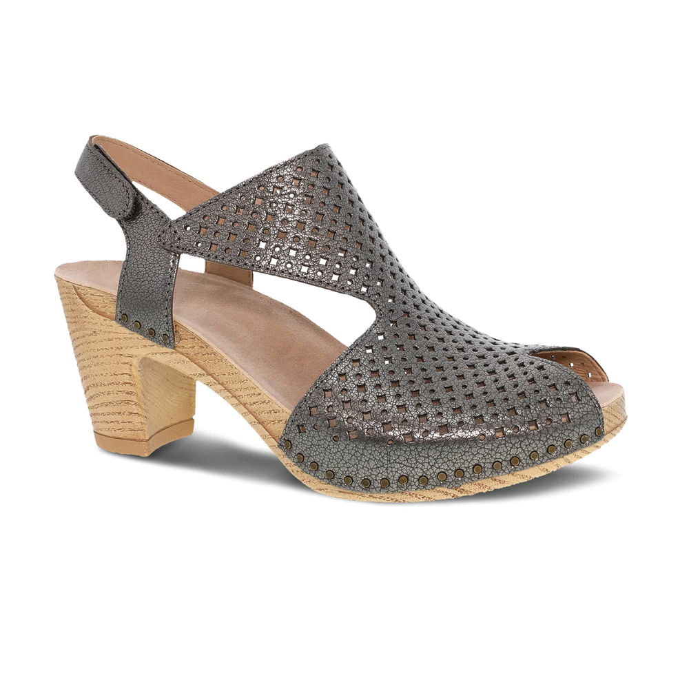 Dansko top metallic sandals