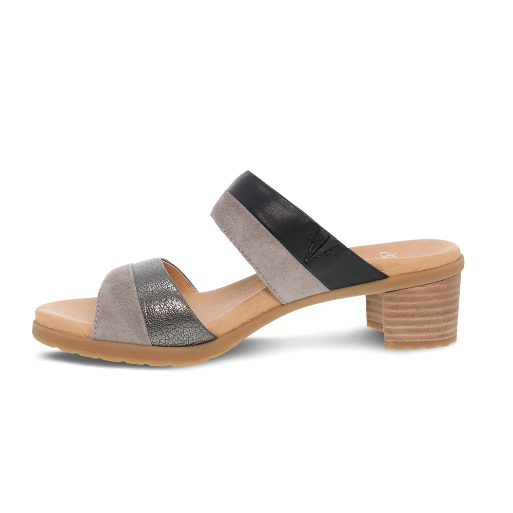 Women's Dansko Theresa Color: Black Multi Leather Sandal 2