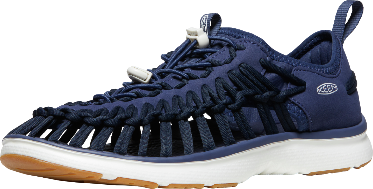 Men's Keen UNEEK O3 Sneaker Sandal Color: Naval Academy/Birch 5