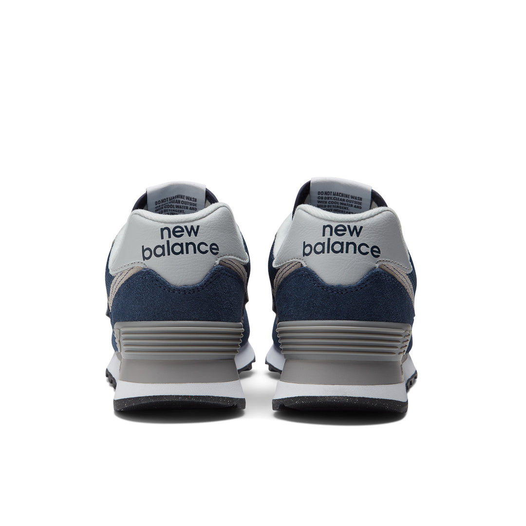 Women's New Balance 574 Core Color: Navy with White 6