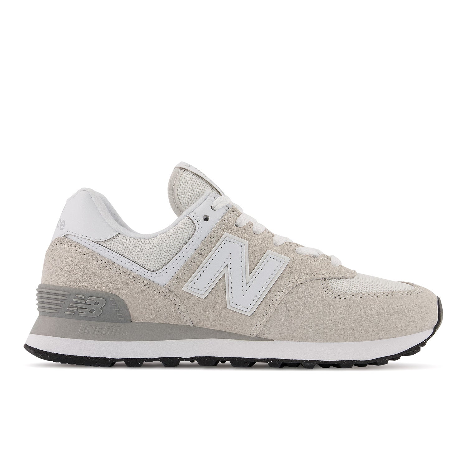 Women's New Balance 574 Core Color: Nimbus cloud with white 1