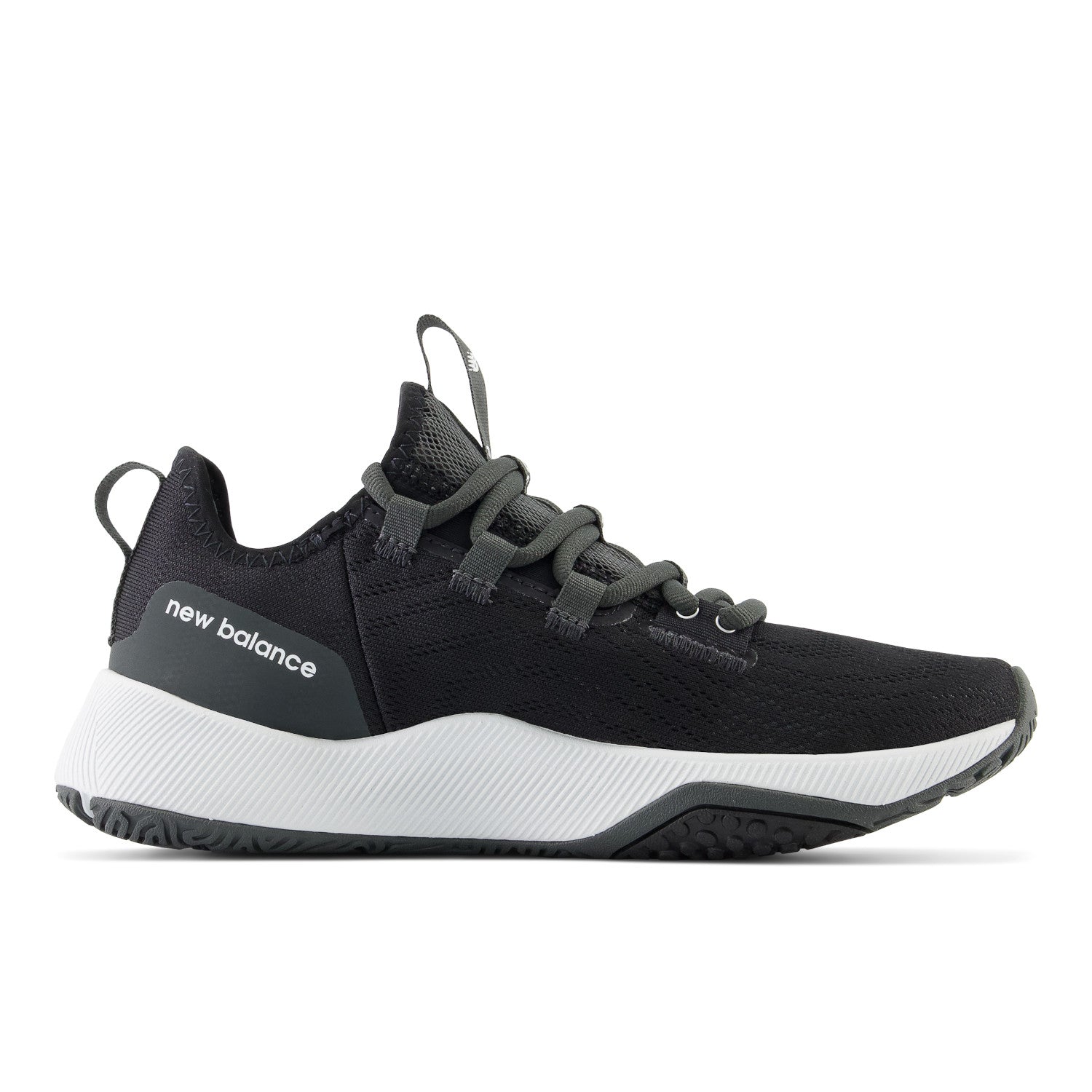 Women's New Balance FuelCell Trainer v2 Color: Black with Quartz Grey and Silver Metalic