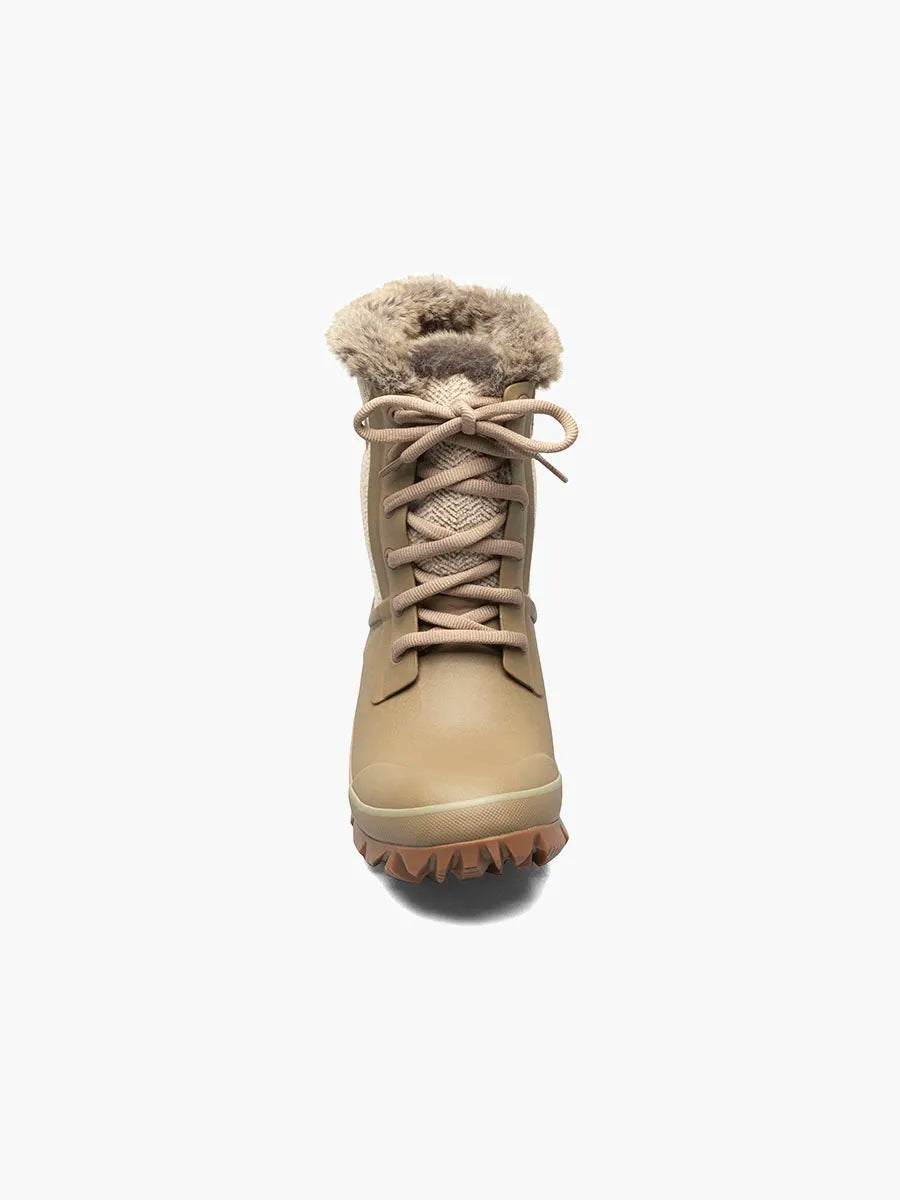 Women's Bogs Arcata Cozy Chevron Color: Taupe