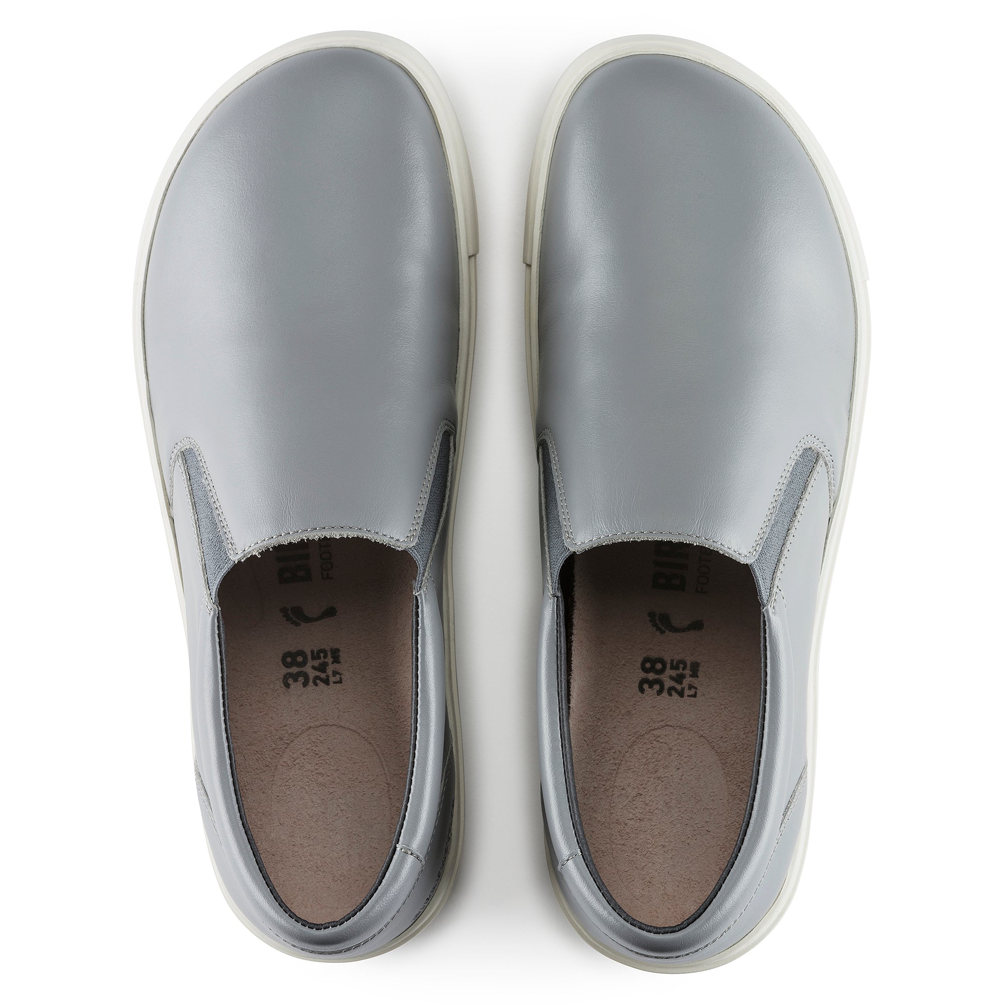 Birkenstock Oswego Leather Color: Gray