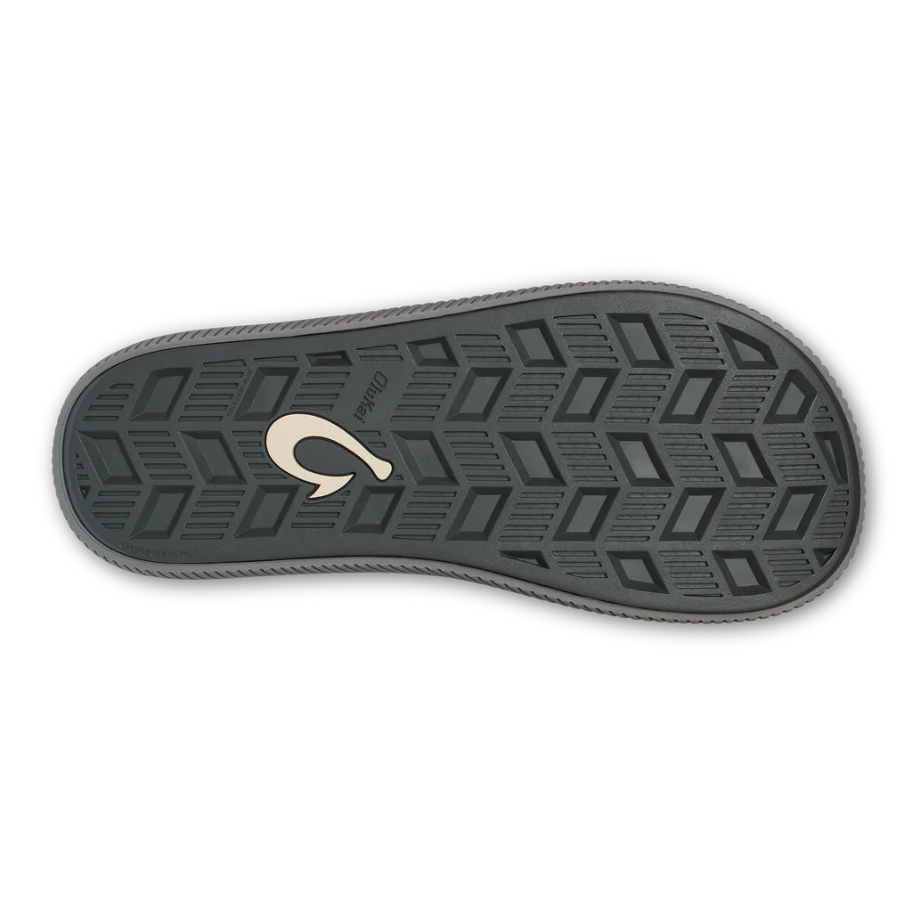 Men's Olukai Ulele Beach Sandal Color: Blue Depth / Charcoal