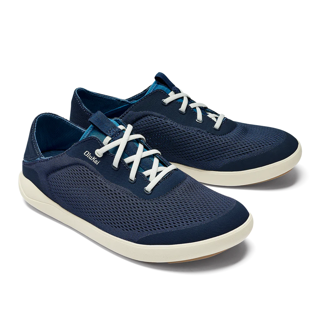 Men's Olukai Moku Pae Color: Trench Blue / Off White