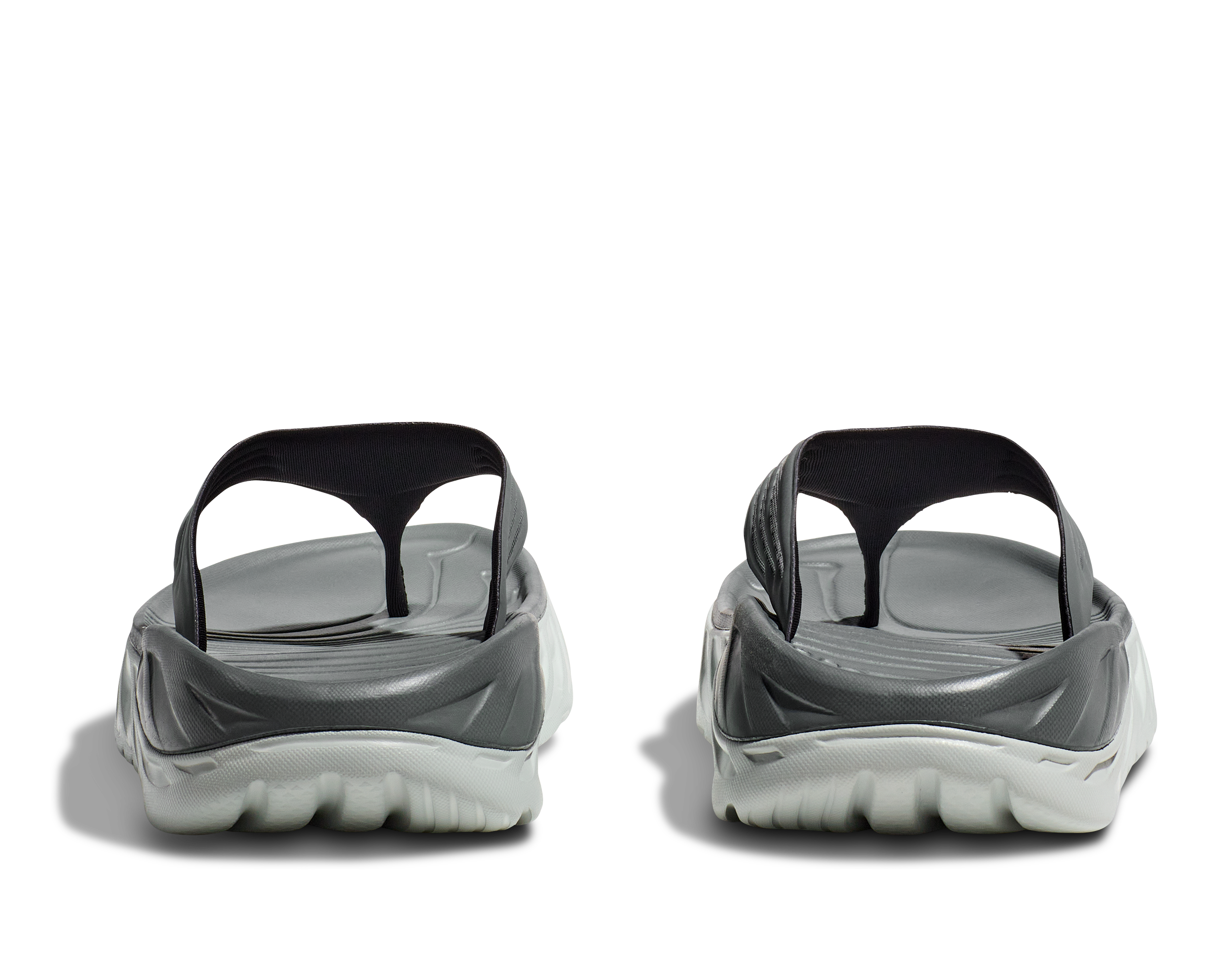 Men's Hoka Ora Recovery Flip Color: Balsam Green/ Mercury