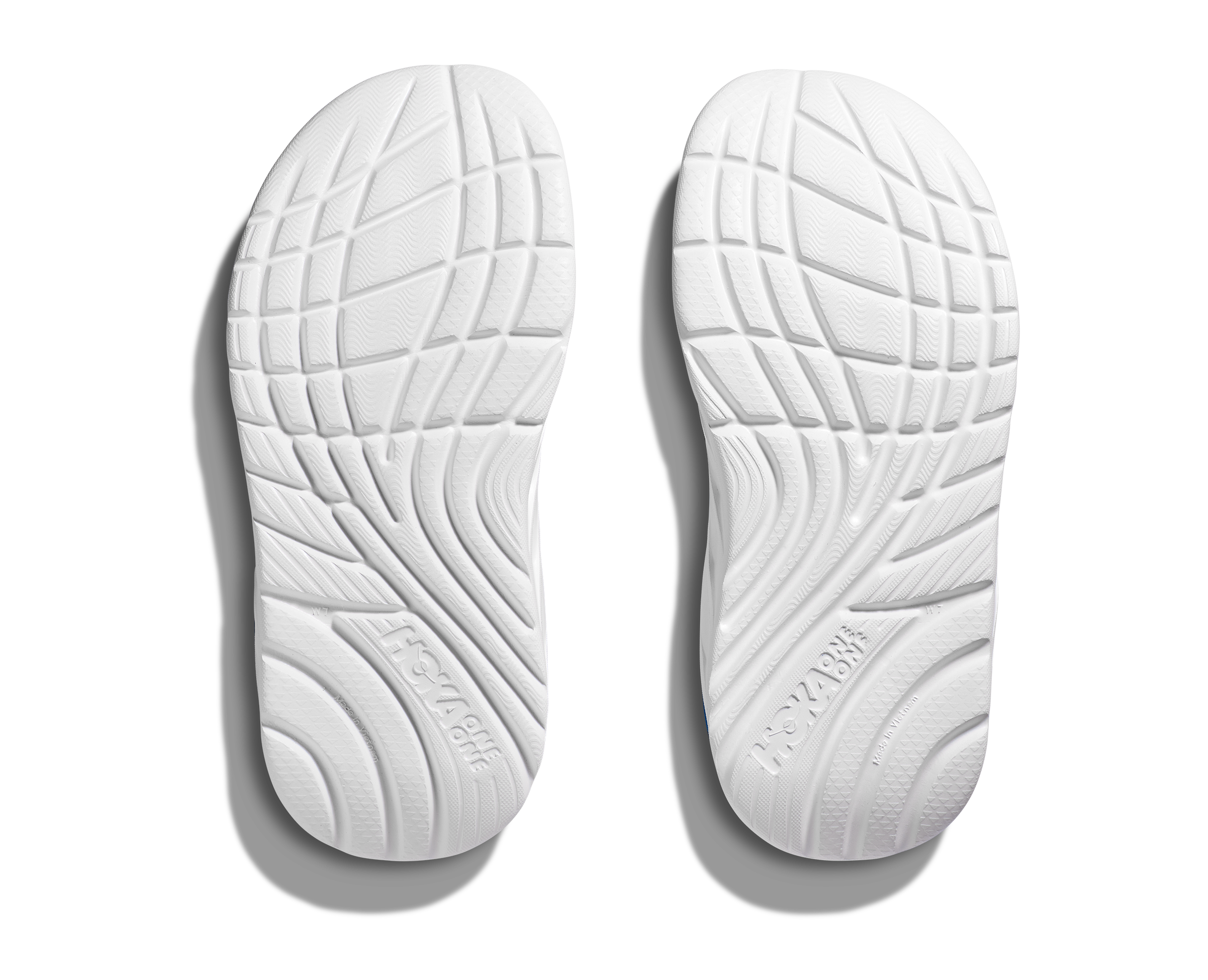 Women's Hoka Ora Recovery Flip Color: Impala / Coastal Sky