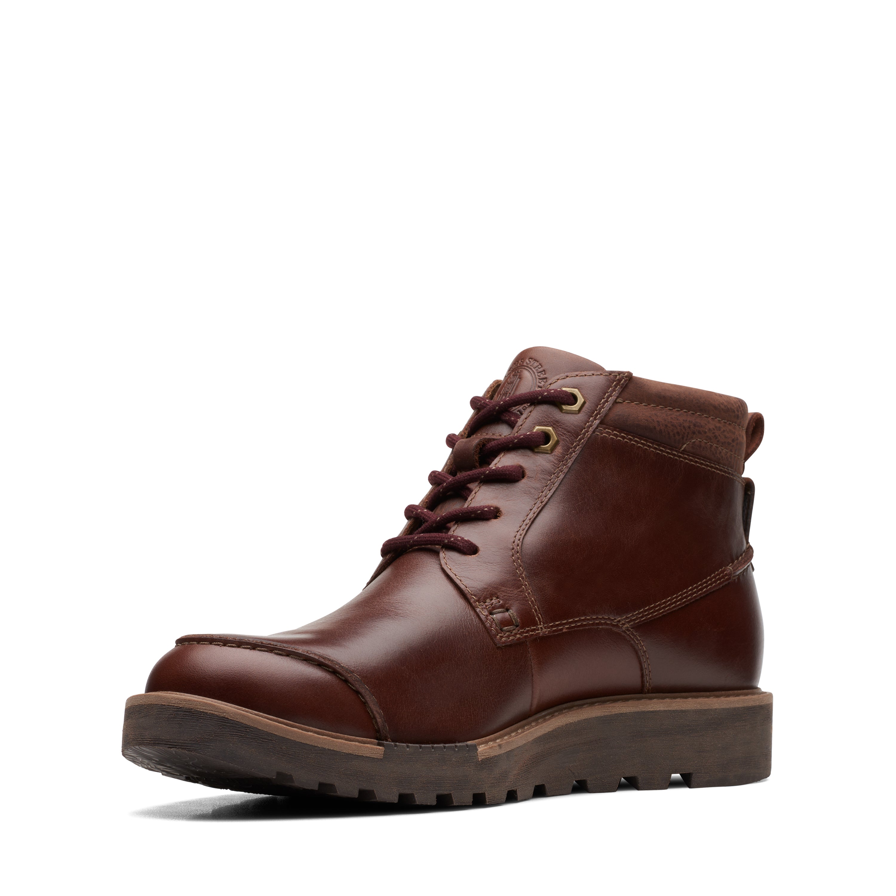 Men's Clarks Hinsdale Mid Color: Brown