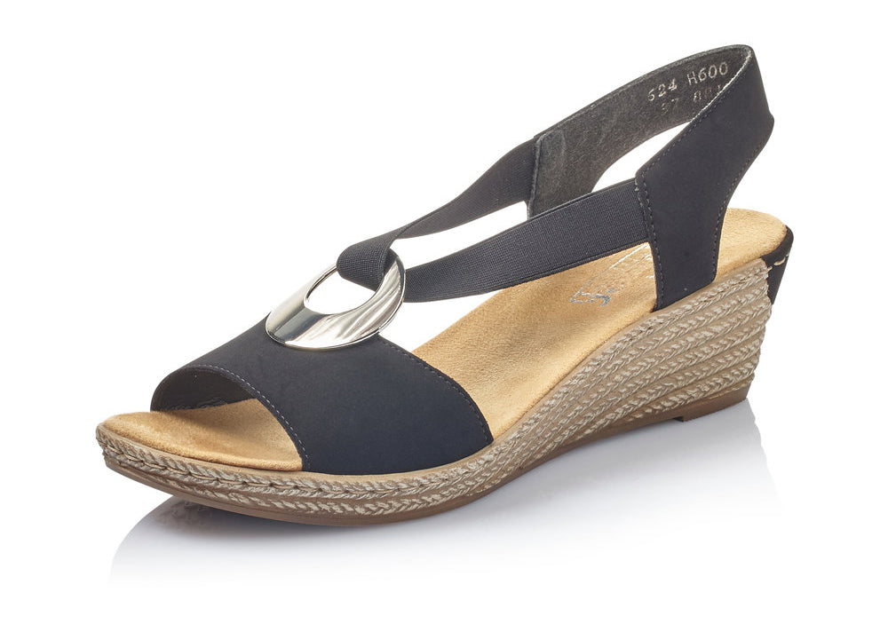 Women's Rieker Fanni 624H6 Color: Black