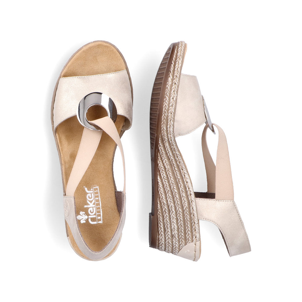 Women's Rieker Fanni 624H6 Color: Biege