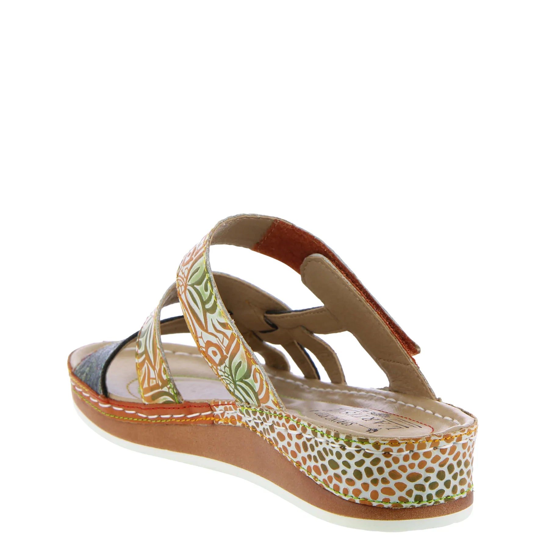 Women's Spring Step L'Artiste Caiman Slide Sandal 3