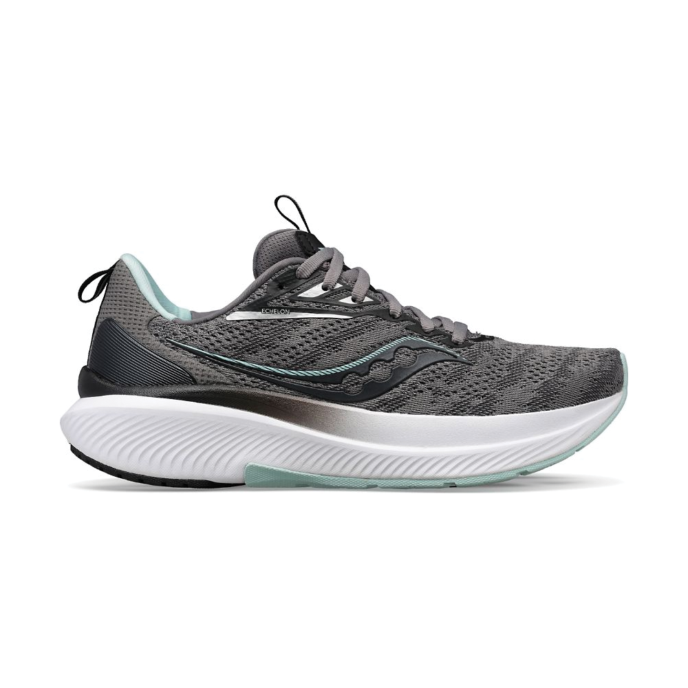 Women's Saucony Echelon 9 Color: Charcoal | Ice