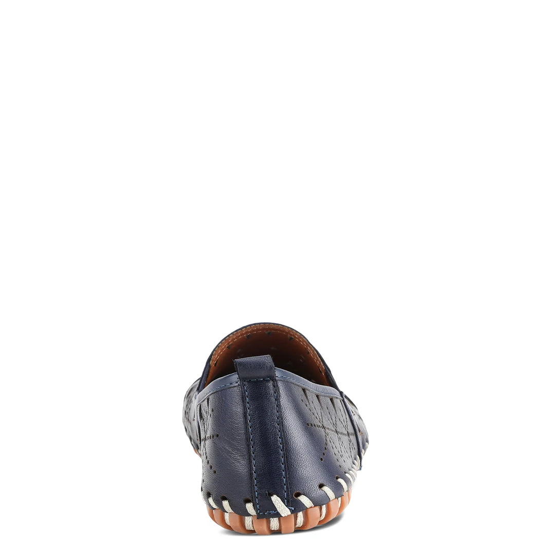 Women's Spring Step Fusaro Loafer Shoe Color: Navy