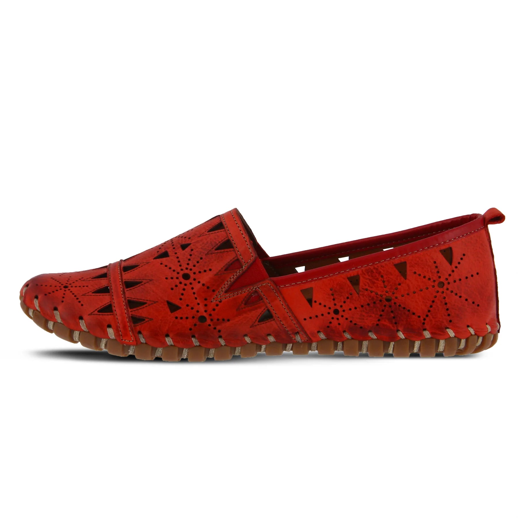 Women's Spring Step Fusaro Loafer Shoe Color: Red