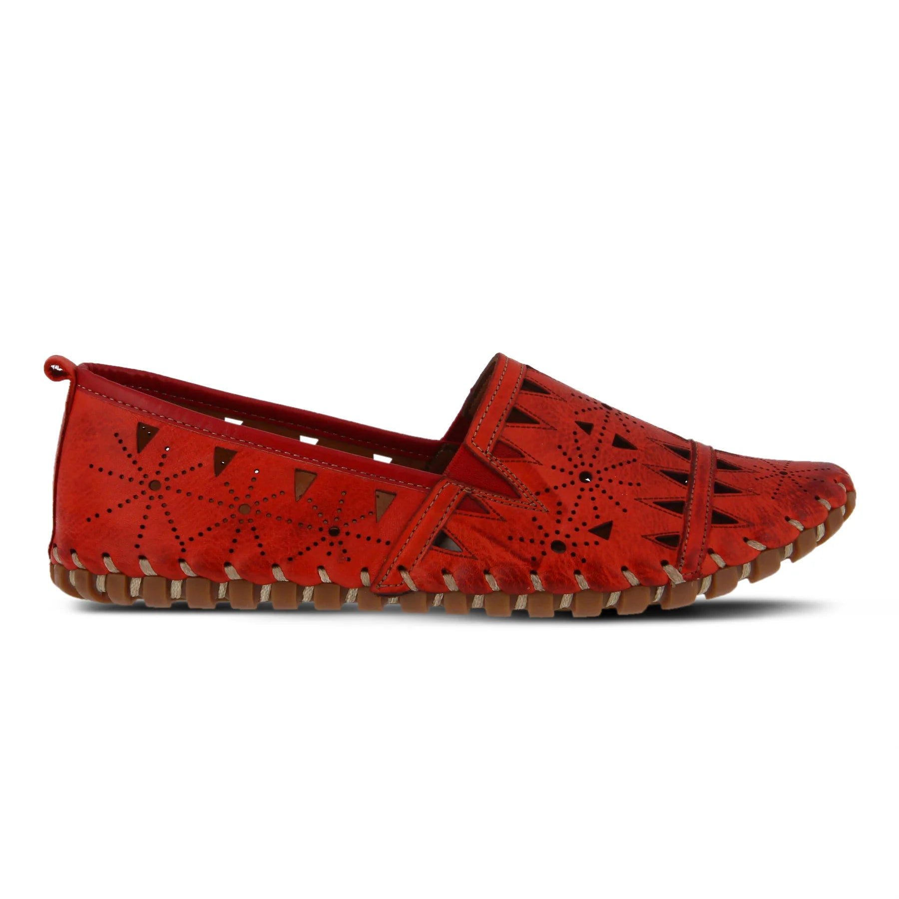 Women's Spring Step Fusaro Loafer Shoe Color: Red