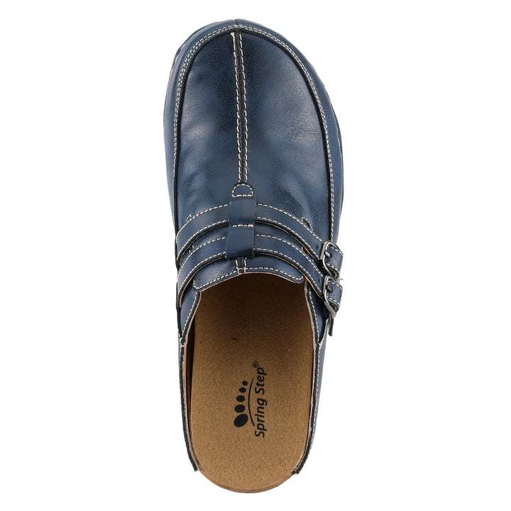 Women's Spring Step Happy Clogs Color: Navy