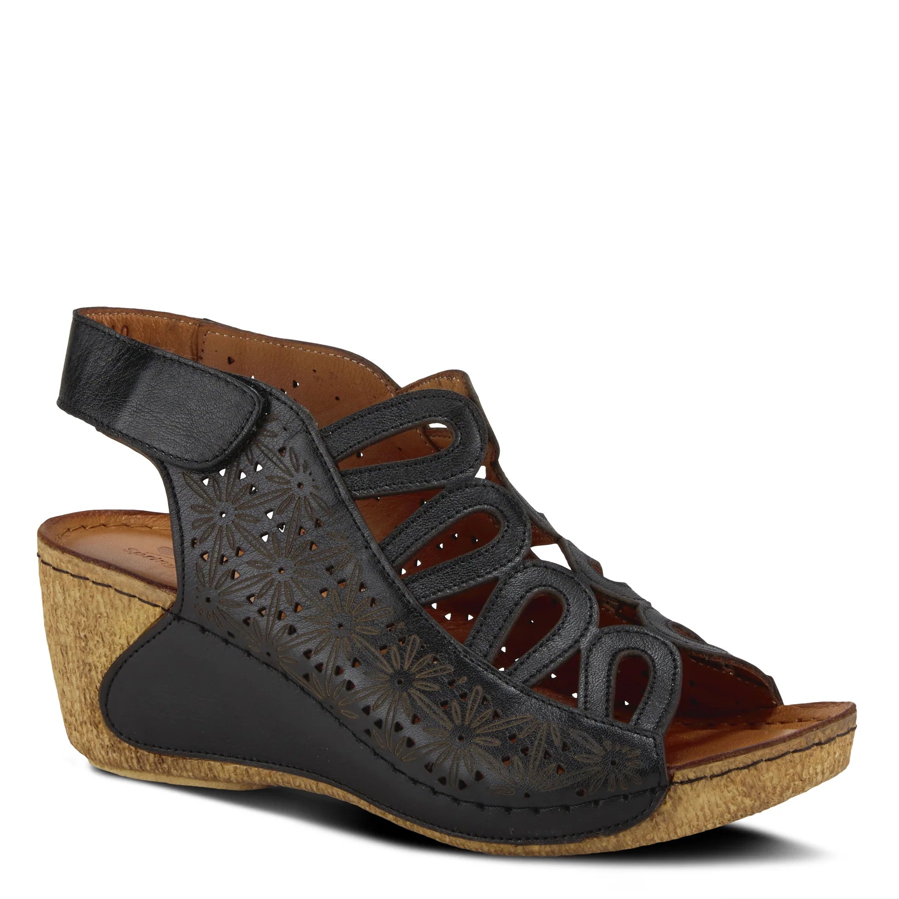 Women's Spring Step Inocencia Sandal Color: Black