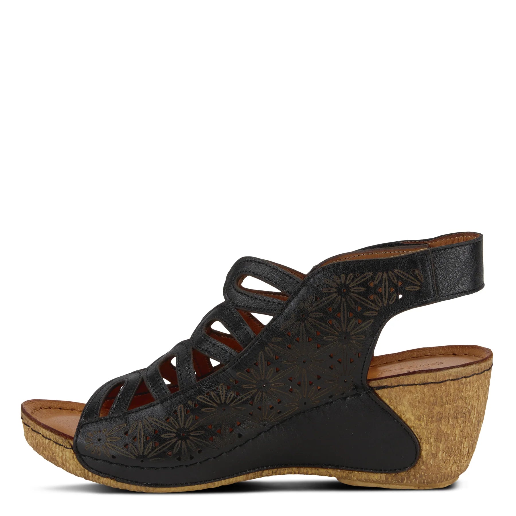 Women's Spring Step Inocencia Sandal Color: Black