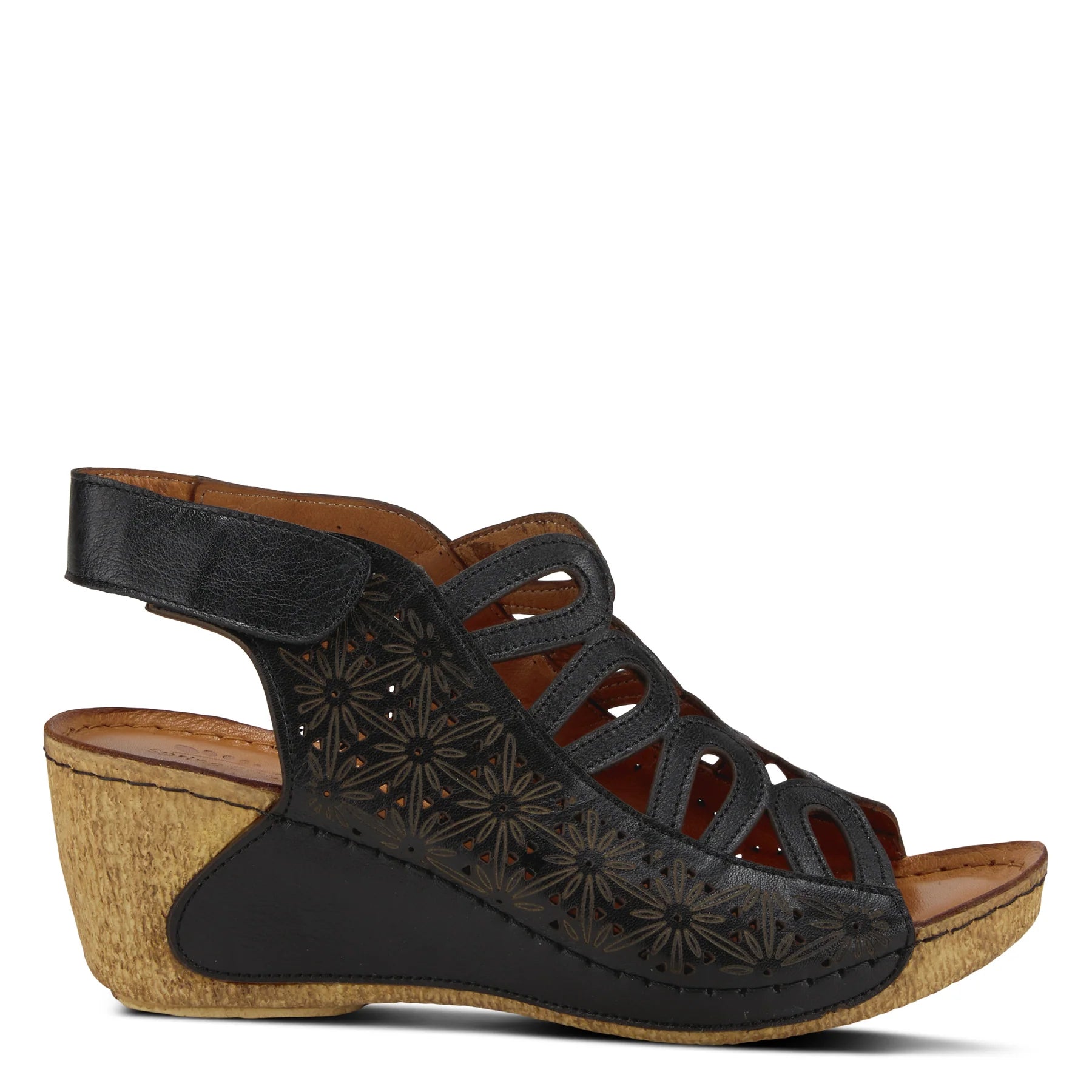 Women's Spring Step Inocencia Sandal Color: Black