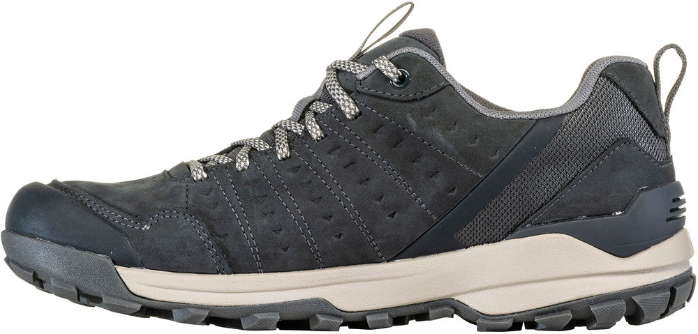 Men's Oboz Sypes Low Leather Weatherproof Color: Lava Rock (REGULAR & WIDE WIDTH)