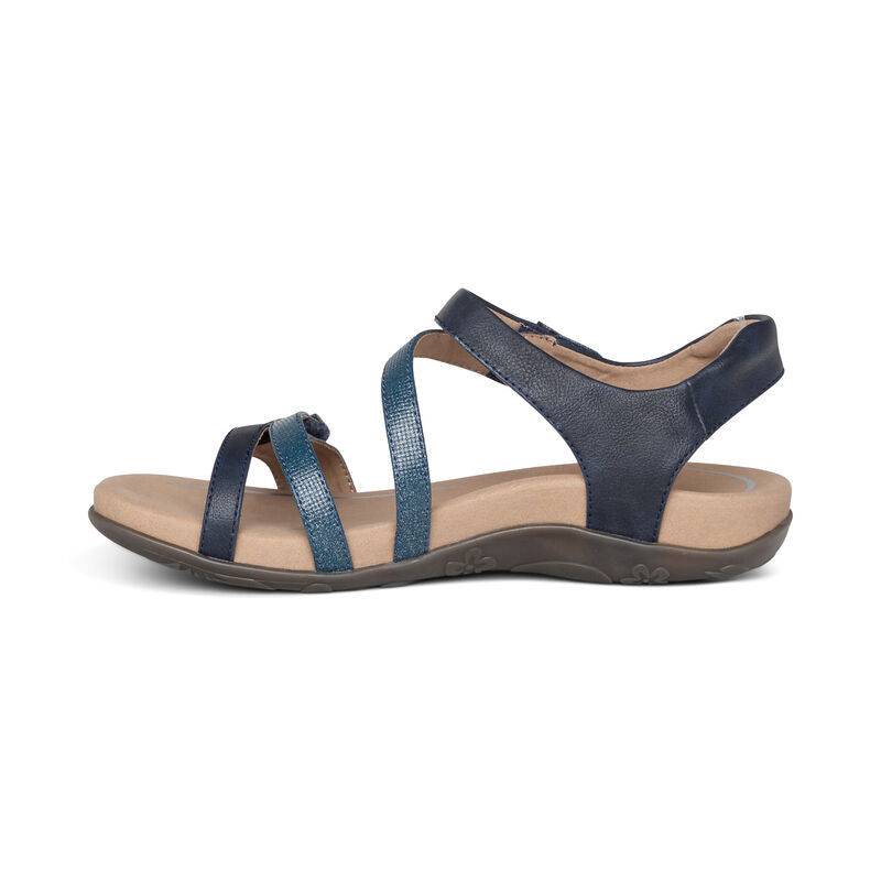 Women's Aetrex Jess Adjustable Quarter Strap Sandal 4