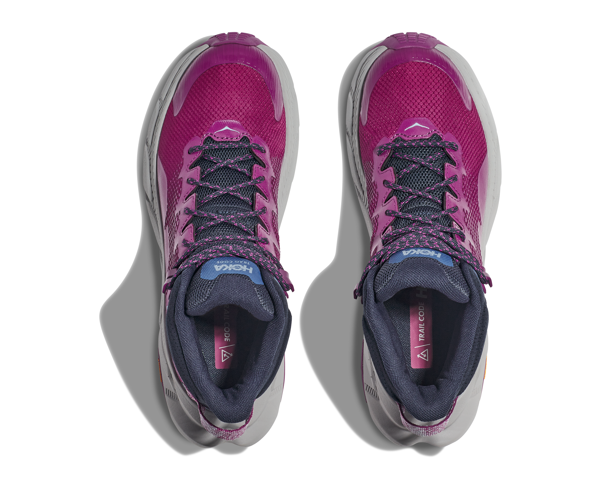 Women's Hoka Trail Code GTX Color: Beautyberry / Harbor Mist