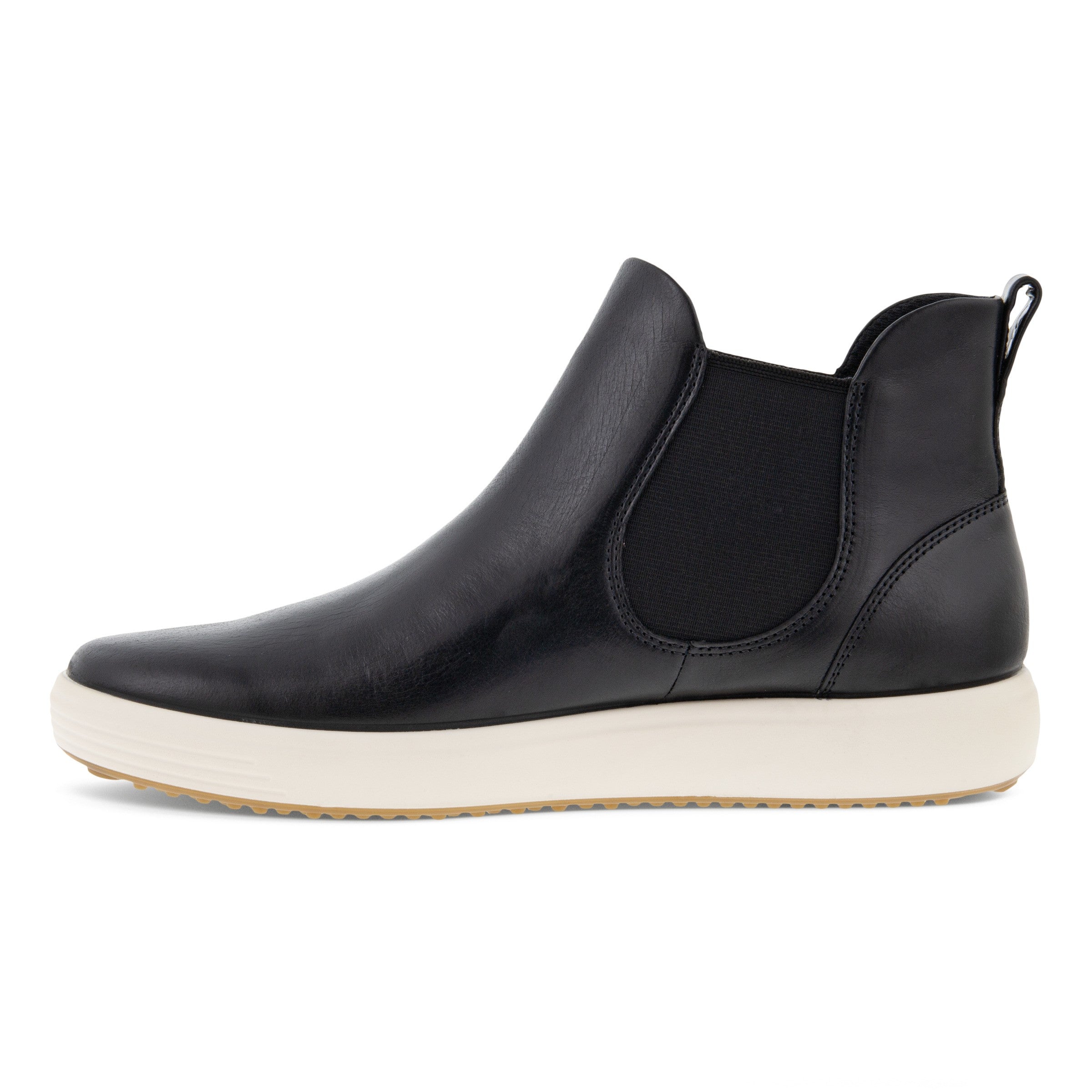 Women's Ecco Soft 7 Chelsea Boot Color: Black