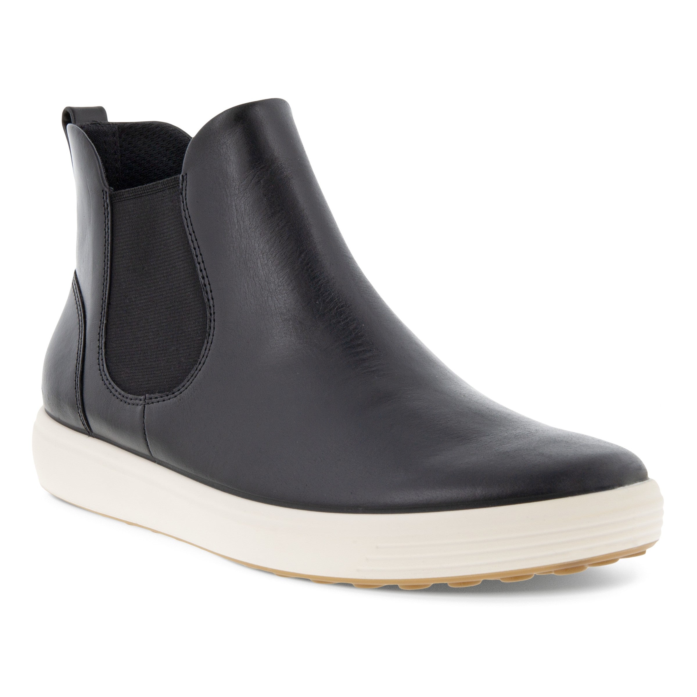 Women's Ecco Soft 7 Chelsea Boot Color: Black