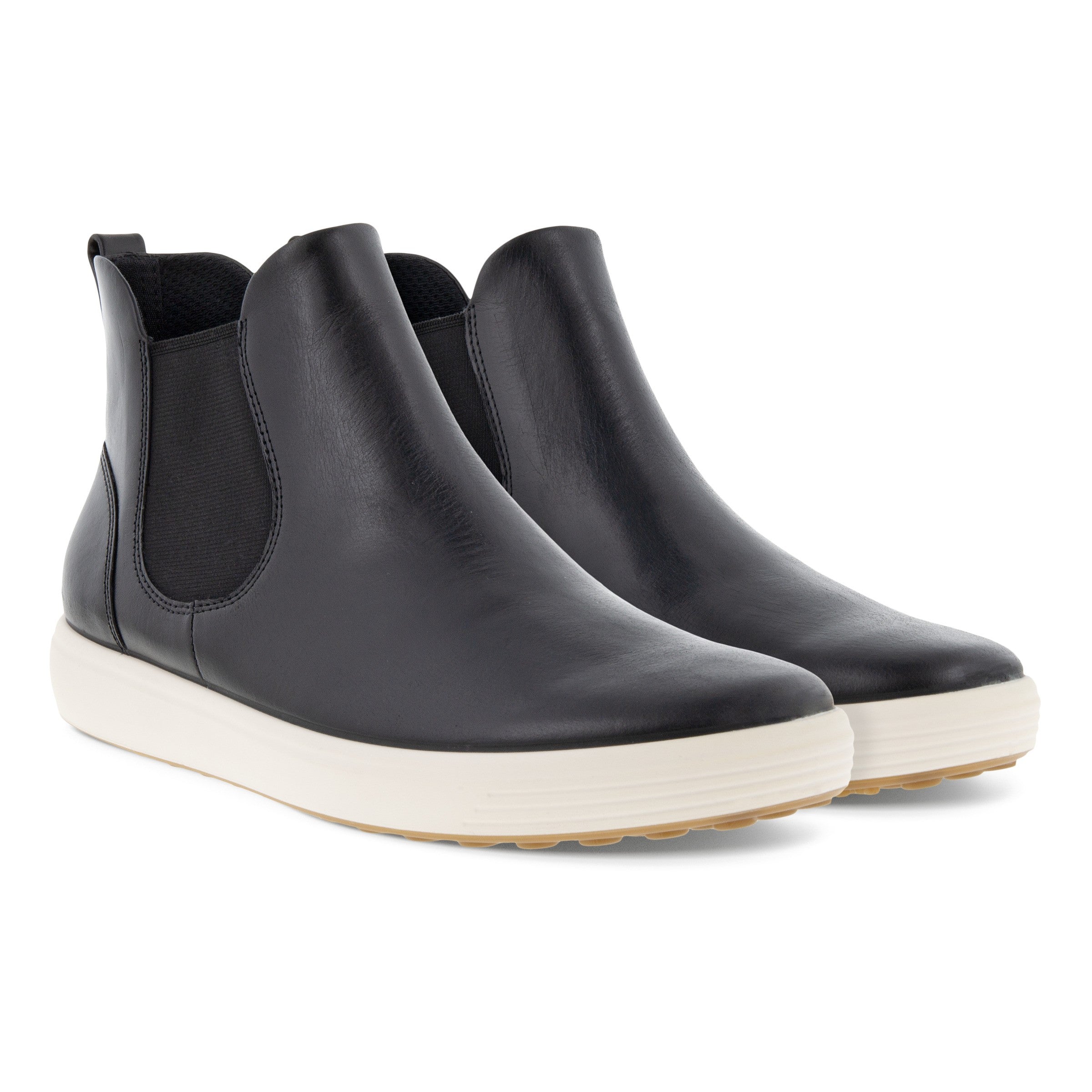 Women's Ecco Soft 7 Chelsea Boot Color: Black