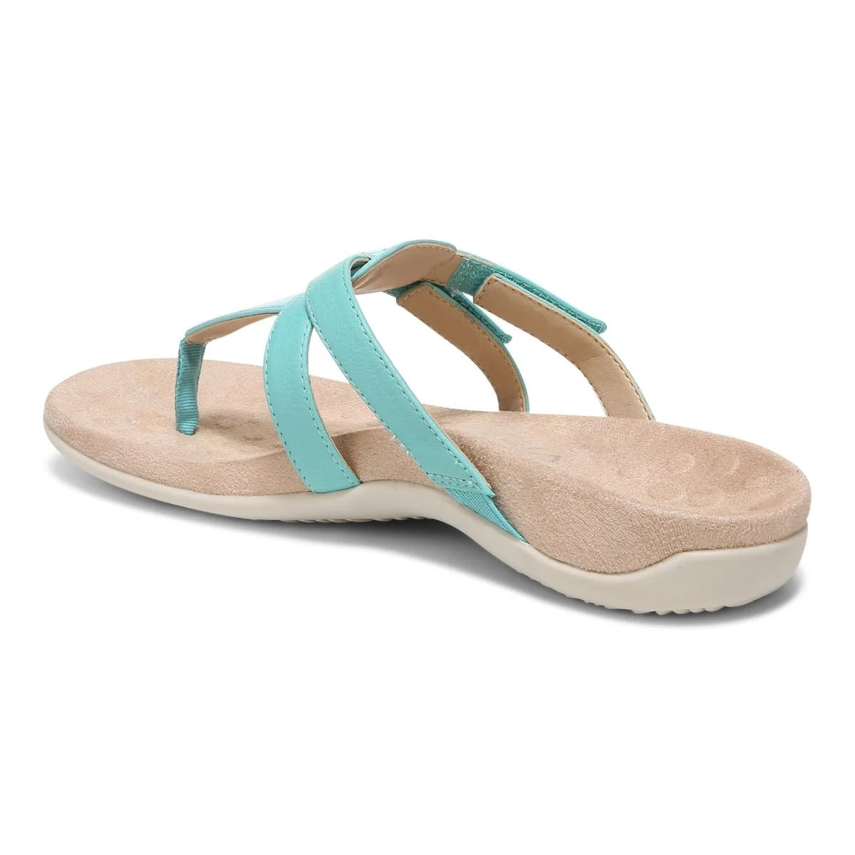 Women's Vionic Karley Toe Post Sandal Color: Aqua