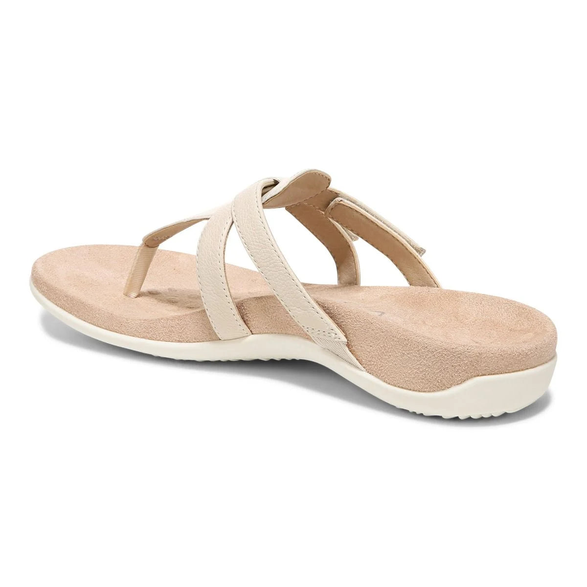 Women's Vionic Karley Toe Post Sandal Color: Cream
