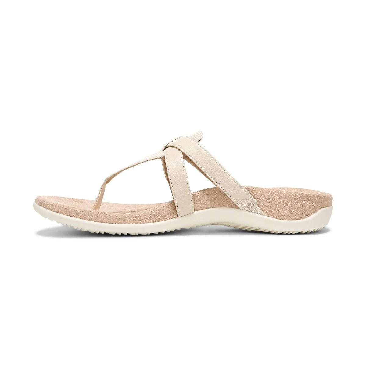 Women's Vionic Karley Toe Post Sandal Color: Cream