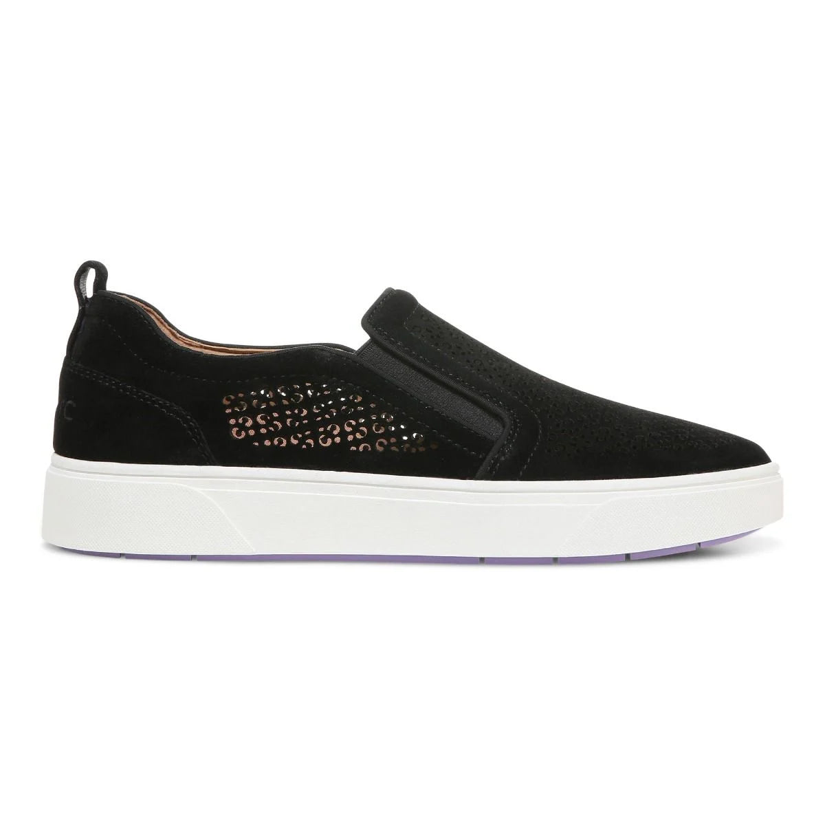 Women's Vionic Kimmie Perf Sneaker Color: Black