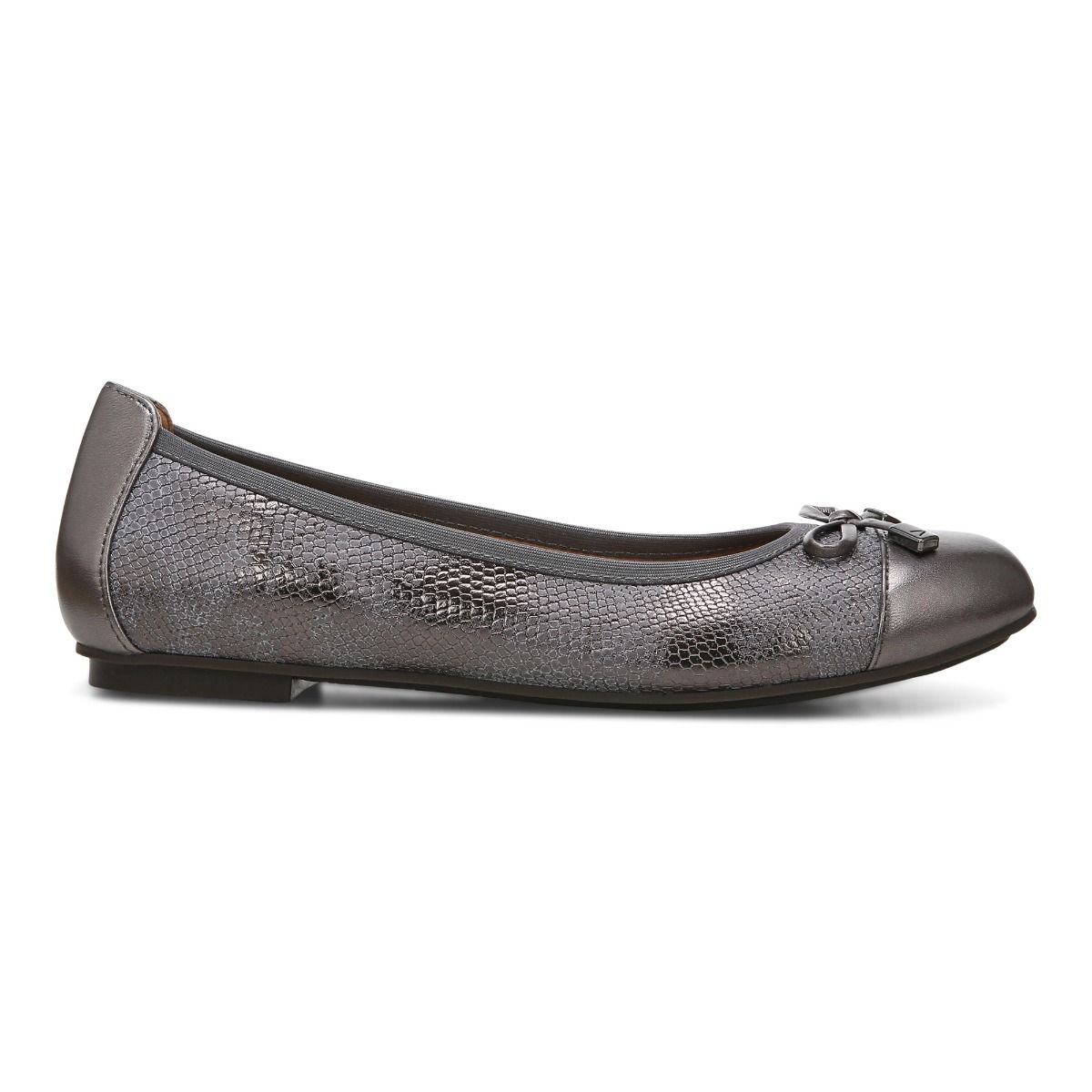Womens's Minna Ballet Flat Color: Pewter