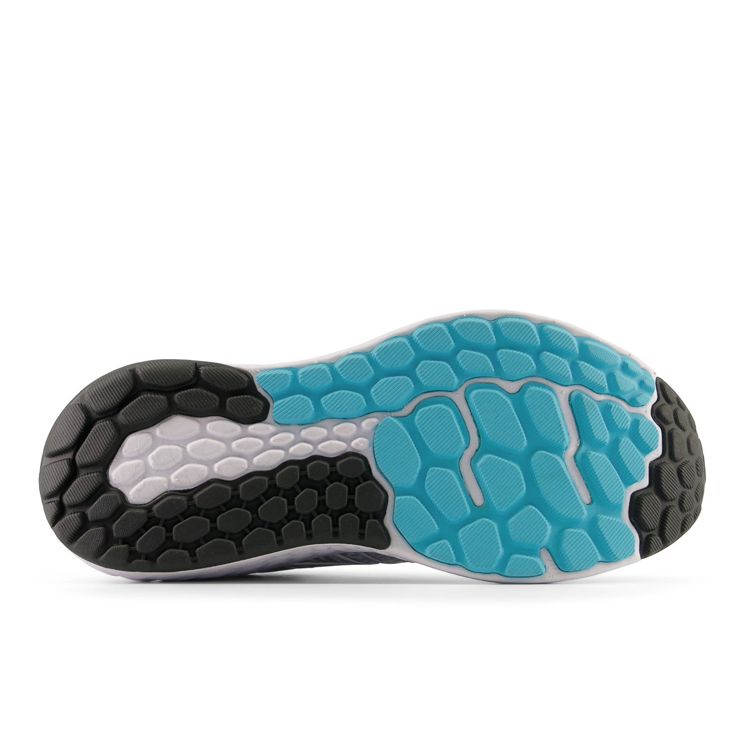 Women's New Balance Fresh Foam X Vongo v5 Color: White with Bleach Blue and Silver Metalic