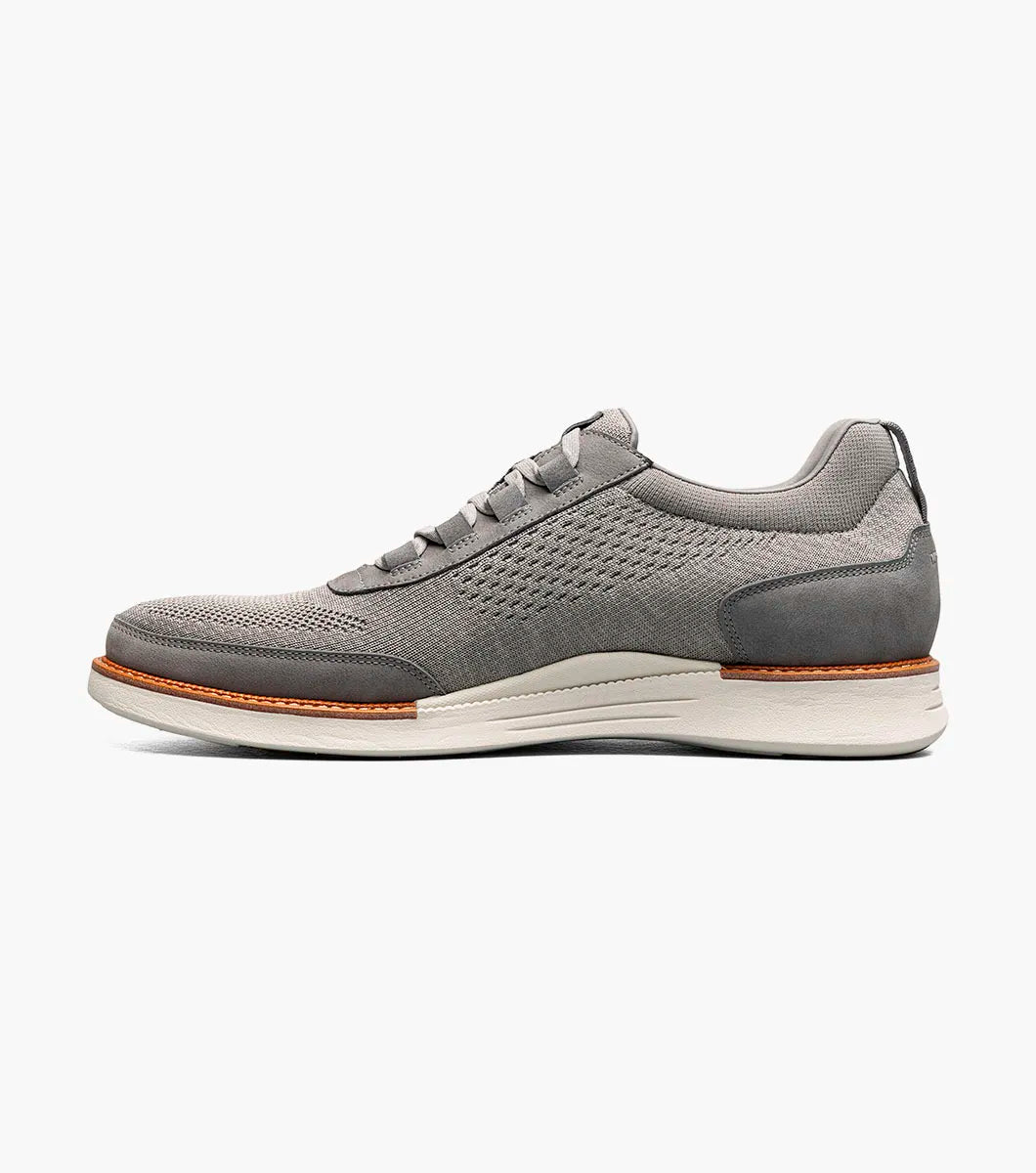 Men's Launch Knit Elastic Lace Moc Toe Slip On (REGULART & WIDE WIDTH) 2