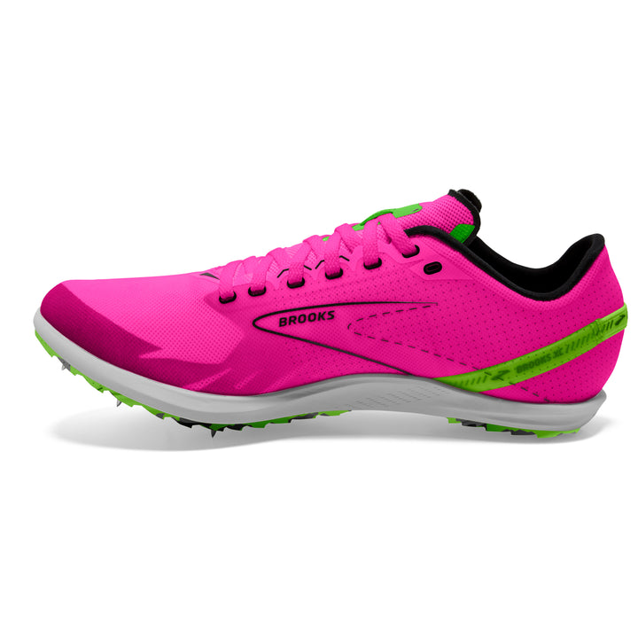 Brooks Draft XC Spikeless Color: Pink Glo/ Green/ Black